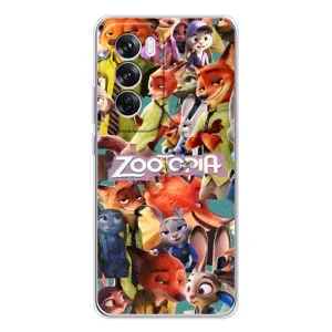 Силиконовый чехол с принтом Зоотрополіс для OPPO A5 5G (Коллаж героев)