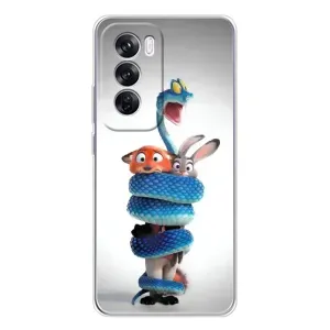 Силиконовый чехол с принтом Зоотрополіс для OPPO A5 5G (Змея Зоо)