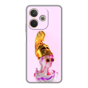 Чохол з Прикольним Принтом на OPPO A5 Pro (АРТ Статуя)