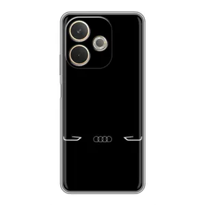 Силиконовый бампер с картинкой машины на OPPO A5 Pro (Силует Audi)