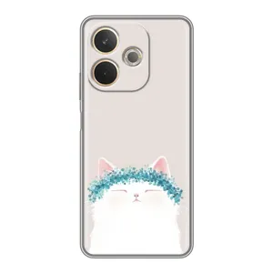 Чохол на тематику: Коти для OPPO A5 Pro (Білий котик)