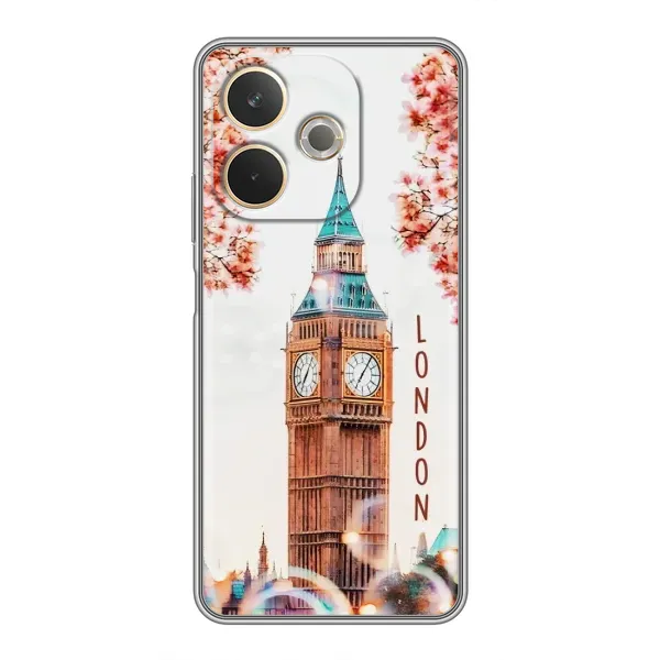 Чехол с рисунком «Часы Лондон» для OPPO A5 Pro