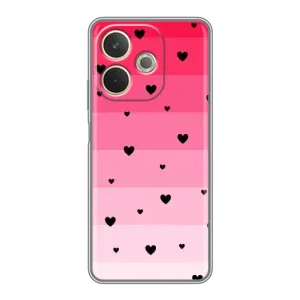 Чехлы с тематикой "Маленькие Сердечки" на OPPO A5 Pro (Чорные сердечки)