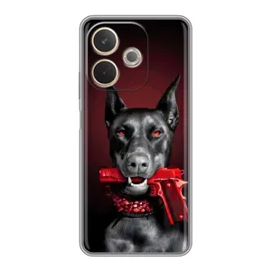 Чохол ДОБЕРМАН для OPPO A5 Pro (Доберман злий)