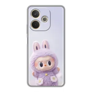 Чохол з принтом Лабубу для OPPO A5 Pro (Фіолетовий Лабубу)