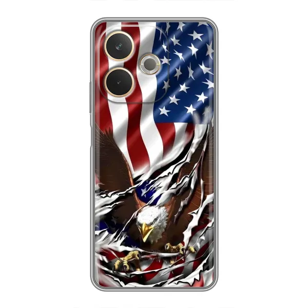 Чехол с рисунком «Флаг USA» для OPPO A5 Pro Чехол с рисунком «Флаг USA» для OPPO A5 Pro