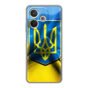 Чехол с картинкой (Патриотический ГЕРБ) на OPPO A5 Pro (Герб и Флаг Украины)
