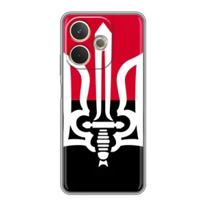 Чехлы УПА (Красно-Чёрный) на OPPO A5 Pro (Герб Украины)