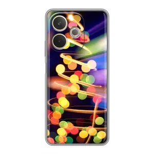 Чехол Новогодняя Елка на OPPO A5 Pro (Гирлянды)