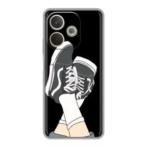 Чехол с Прикольным принтом на OPPO A5 Pro (Кеды)