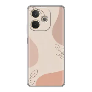 Чохол квітковий дизайн для OPPO A5 Pro (Кориневий фон)