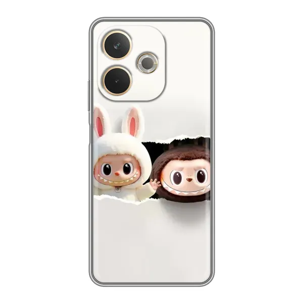 Чехол с рисунком «Фигурки Labubu» для OPPO A5 Pro Чехол с рисунком «Фигурки Labubu» для OPPO A5 Pro