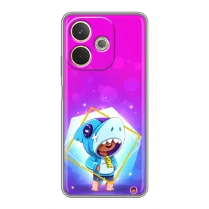 Чохол Бравл Старс для OPPO A5 Pro (Леон у костюмі Акули)