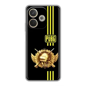 Чехол (TPU) с картинкой "Лого Пабг" на А5 Про (Лого PUPG)