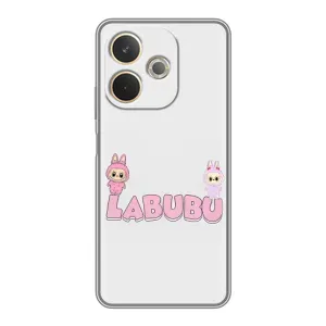 Чохол з принтом Лабубу для OPPO A5 Pro (Логотип Лабубу)