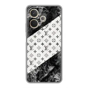 Чехол Стиль Louis Vuitton на OPPO A5 Pro (LV на белом)