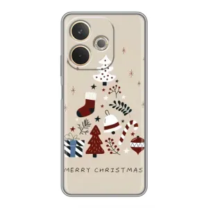 Чехол Санта Клаус для OPPO A5 Pro (Merry Christmas)