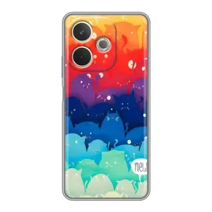 Силіконовий чохол з котиком для OPPO A5 Pro (Mew)