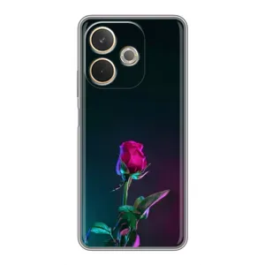 Чохли з принтом Троянд для OPPO A5 Pro (Нічна троянда)