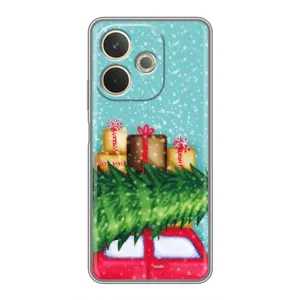 Чехол Новогодняя Елка на OPPO A5 Pro (Новогодние подарки)