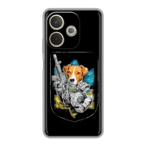Чехол с принтом для OPPO A5 Pro (Патрон Воин)
