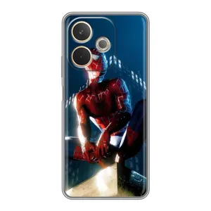 Чехол Супергерой Человека Паука на OPPO A5 Pro (Паук на доме)