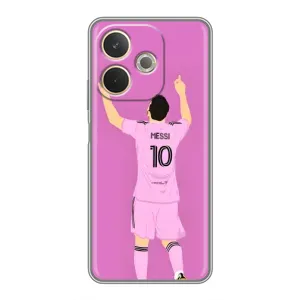 Чехлы Лео Месси в Майами на OPPO A5 Pro (Празднование Месси)