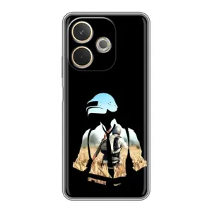 Силиконовый чехол с картинкой "Герой Pubg" на OPPO A5 Pro (Пубг мен)