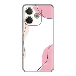 Чохол квітковий дизайн для OPPO A5 Pro (Рожевий фон)