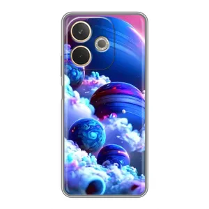 Чохли КОСМОС на OPPO A5 Pro (Сині планети)