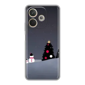 Чехлы на Новый Год OPPO A5 Pro (Снеговички)