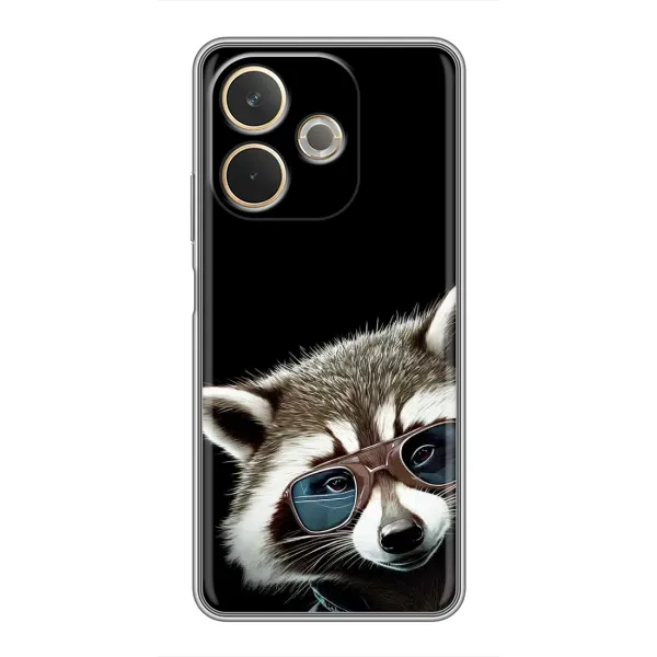 Чехол с рисунком «Стильный Енот» для OPPO A5 Pro Чехол с рисунком «Стильный Енот» для OPPO A5 Pro