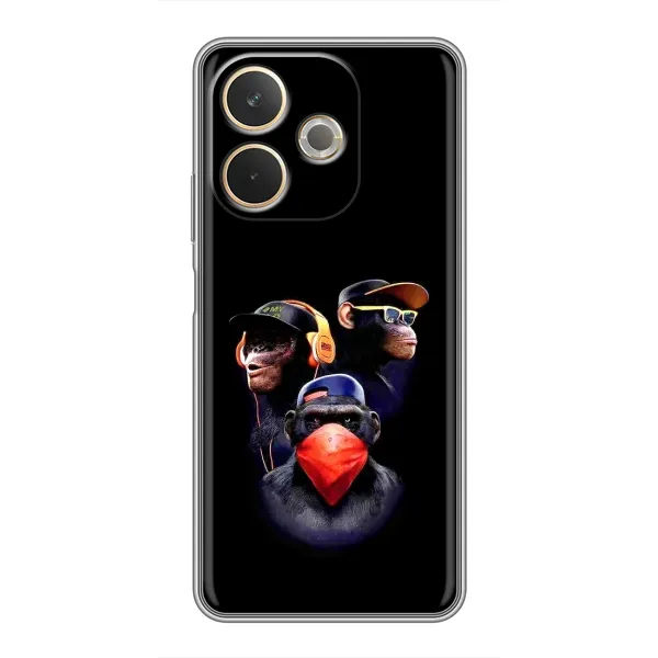 Чехол с рисунком «Три обезьяны» для OPPO A5 Pro