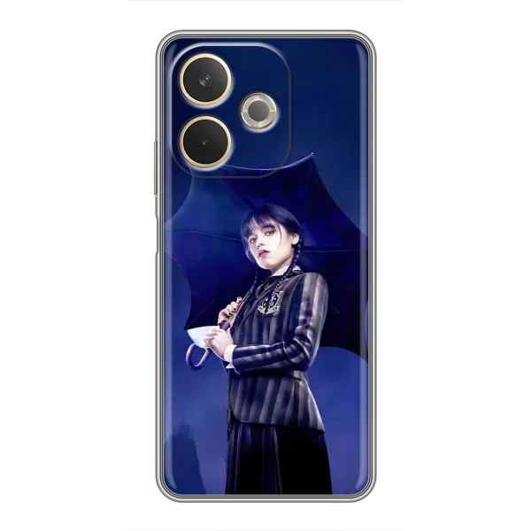 Чехол с рисунком «Уэнсдей с зонтом» для OPPO A5 Pro