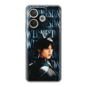 Чехлы с принтом Уэнсдей на OPPO A5 Pro (Уэнздей с ушками)