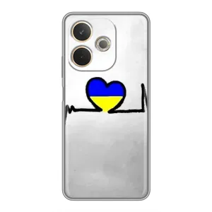 Силиконовый Чехол на OPPO A5 Pro (Я-Украина) (Украинская кардиограмма)