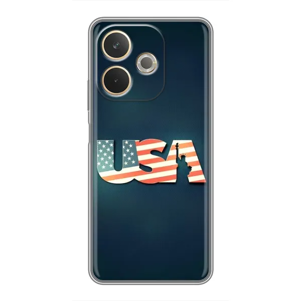 Чехол с рисунком «USA» для OPPO A5 Pro Чехол с рисунком «USA» для OPPO A5 Pro