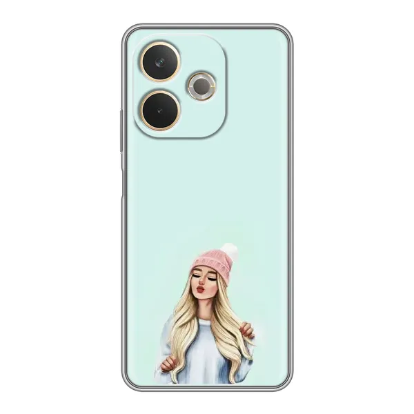 Чехол с рисунком «В шапке» для OPPO A5 Pro