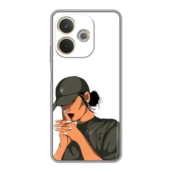 Чехол с рисунком «В зеленом» для OPPO A5 Pro