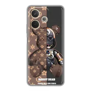 Силиконовый чехол для OPPO A5 Pro (Медмедь Луи Виттон)