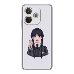 Чехлы с принтом Уэнсдей на OPPO A5 Pro (Вещь Венсдей)