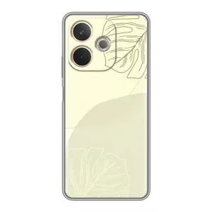 Чохол квітковий дизайн для OPPO A5 Pro (Зелений фон)
