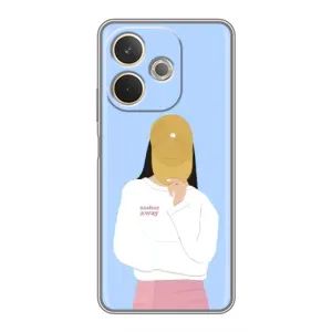 Силиконовый Чехол на OPPO A5 Pro с картинкой Стильных Девушек (Желтая кепка)