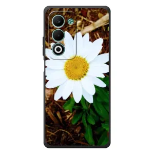 Чехол с ромашками на OPPO A5 (Белая ромашка)