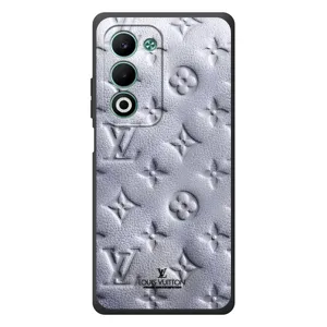 Текстурный Чехол Louis Vuitton для Оппо А5 (Белый ЛВ)