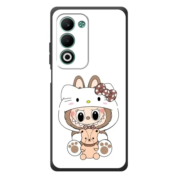 Чехол с рисунком «Белый Лабубу» для OPPO A5 Чехол с рисунком «Белый Лабубу» для OPPO A5