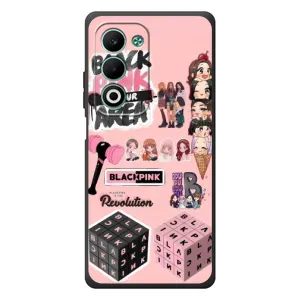 Чехлы с картинкой для OPPO A5 (BLACK PINK коллаж)