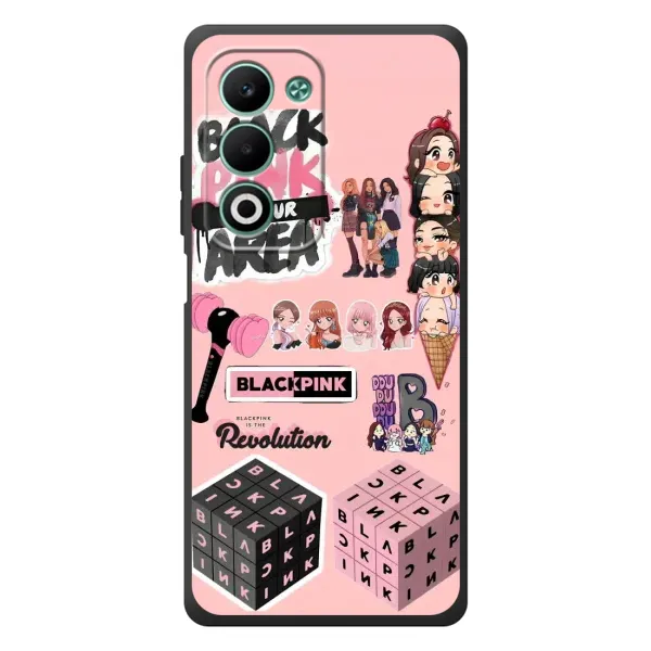 Чехол с рисунком «BLACK PINK коллаж» для OPPO A5 Чехол с рисунком «BLACK PINK коллаж» для OPPO A5