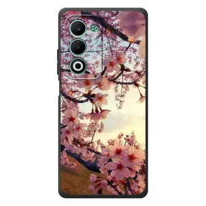 Чехол с принтом САКУРЫ на OPPO A5 (Цветущая сакура)