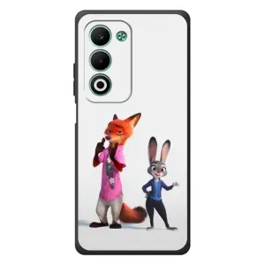 Силиконовый чехол с принтом Зоотрополіс для OPPO A5 (Джуди и Ник)